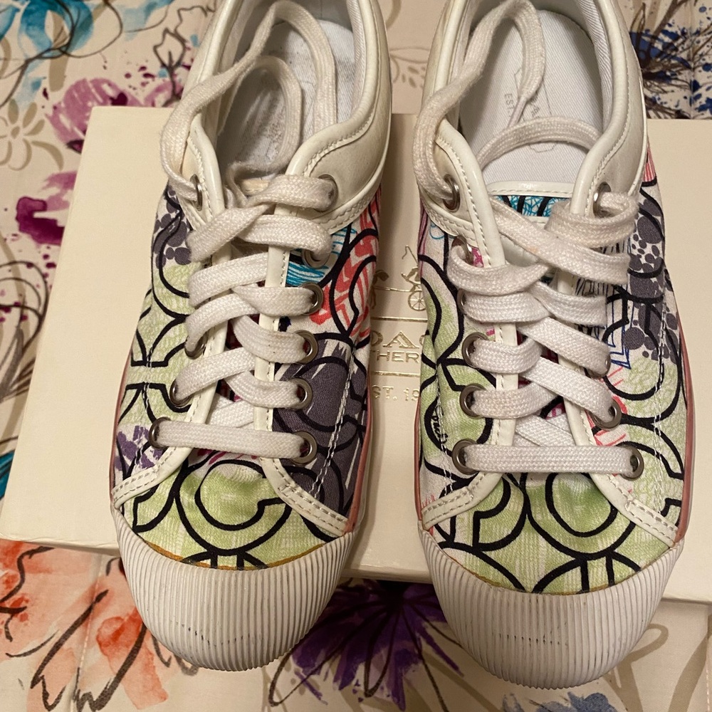 Coach Tennis Shoes Size 6 1/2
